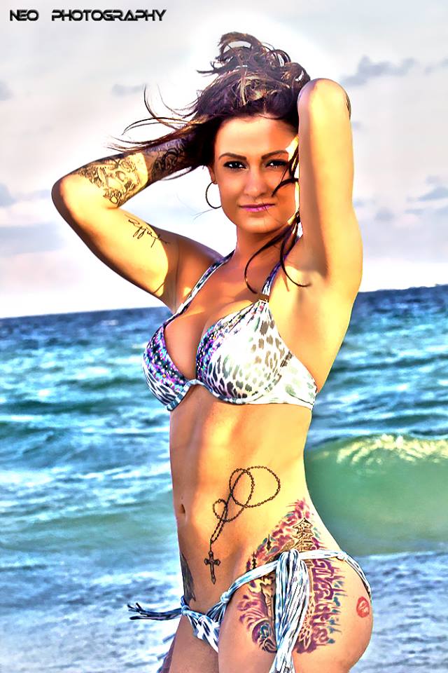 Female model photo shoot of BrittRRDetroit in Miami Beach, FL