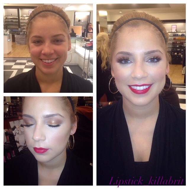 Female model photo shoot of Lipstick_killabrit