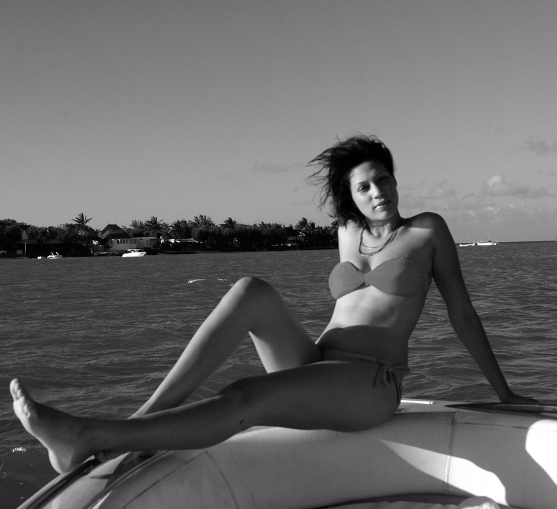Female model photo shoot of Celiane_rose in Pointe Aux Cannoniers, Mauritius