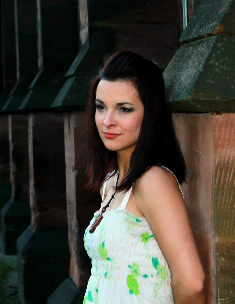 Female model photo shoot of LucyLucia in Dunhall cementary