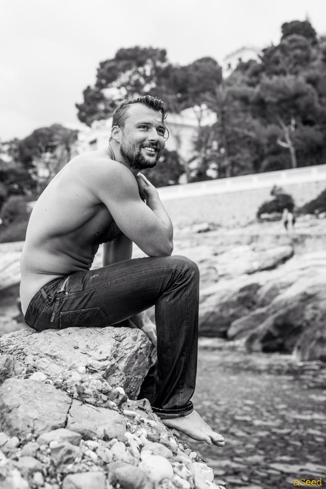 Male model photo shoot of Konstantin_Alvar in Cap  d'Ail, France