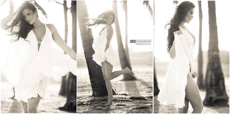 Female model photo shoot of Anais Zanotti in miami Beach