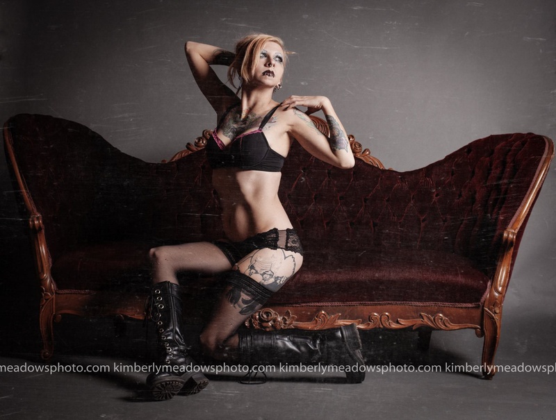 Female model photo shoot of Blu3 by Kimberly Meadows Photo