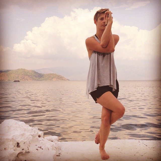 Female model photo shoot of Bio Yoga - Brittany in Sultaniye Hot Springs, Köyceğiz Turkey