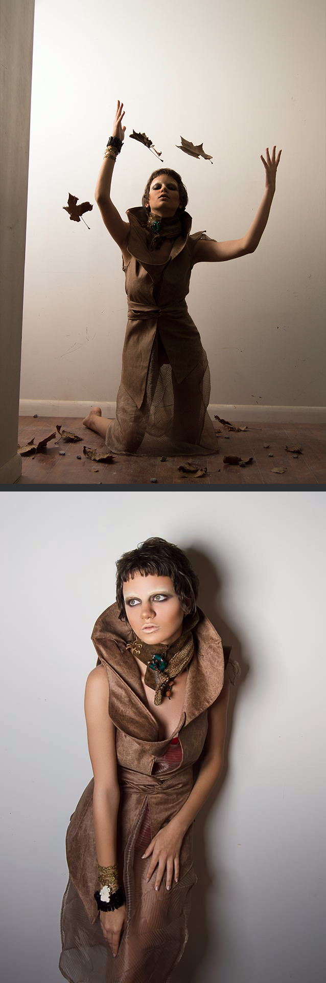 Female model photo shoot of TrenDevian by Alexander LeJo in Tom Bruno Studio, New Orleans, makeup by Krysten Perkins 