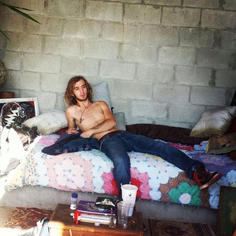 Male model photo shoot of Zivu-Abalam-Lucas in Silverlake California
