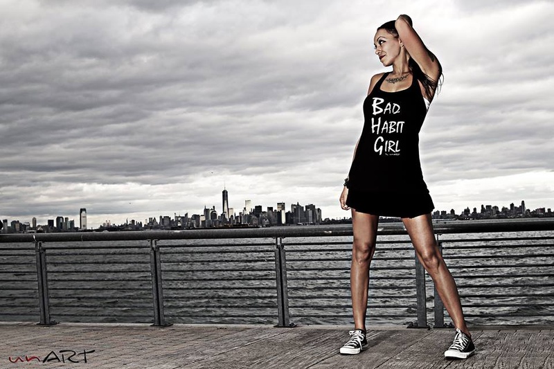 Female model photo shoot of Miss Adrenaline in NYC Skyline