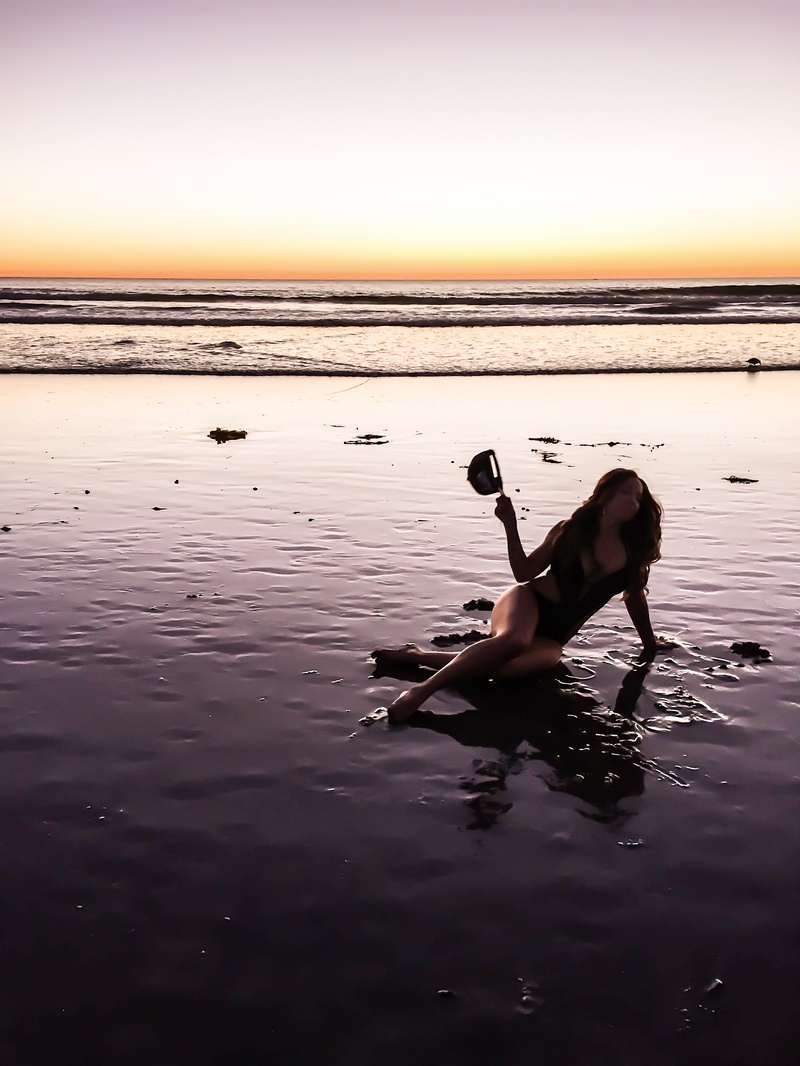 Female model photo shoot of Brie Leonardi in Pacific Beach, CA