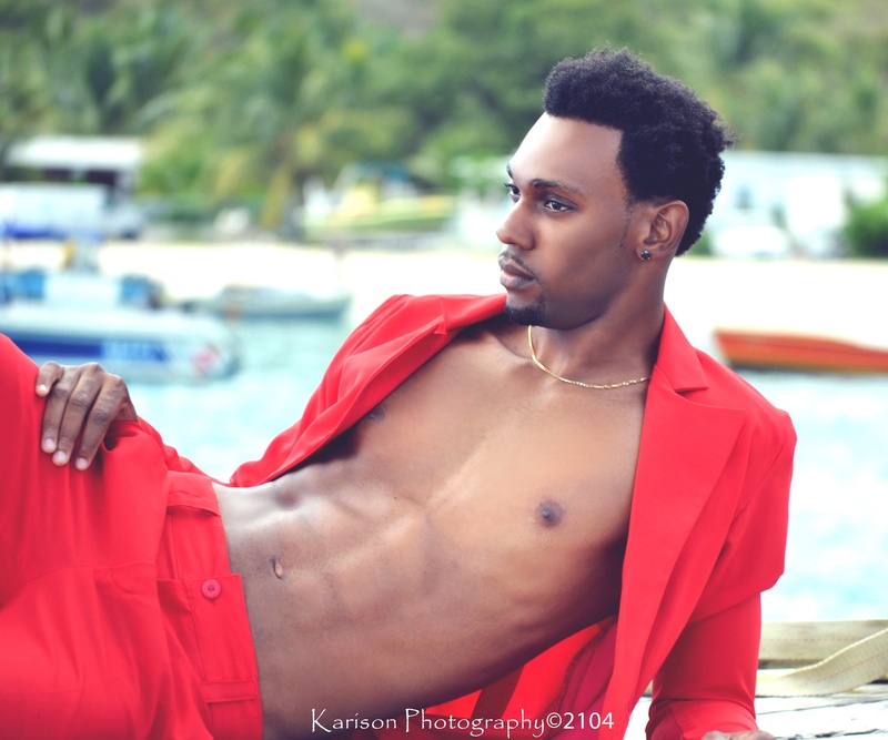 Male model photo shoot of Josharmond Romney in Anguilla