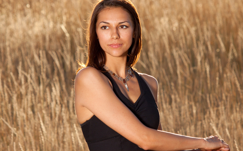 Female model photo shoot of Carina Trinidad in Ladd Marsh, Oregon