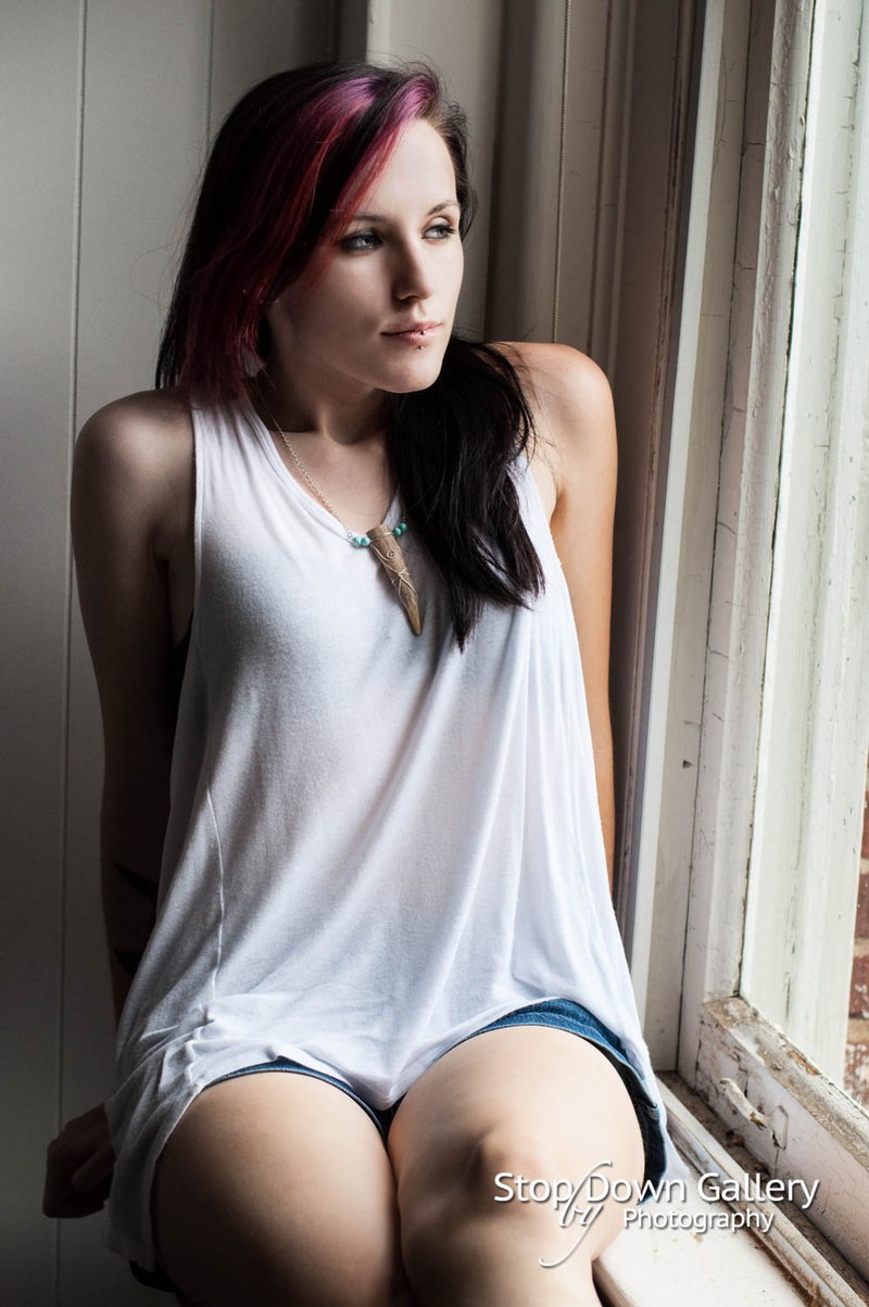 Female model photo shoot of Jordan Valkyrie by Stop Down Gallery