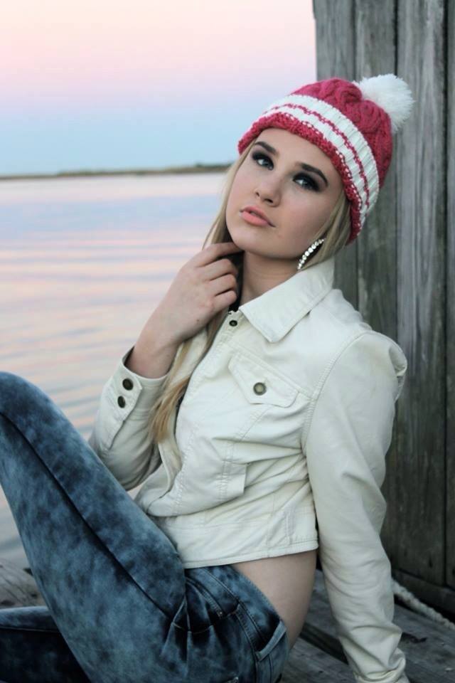 Female model photo shoot of Jencyn in Forgotten Coast Florida.