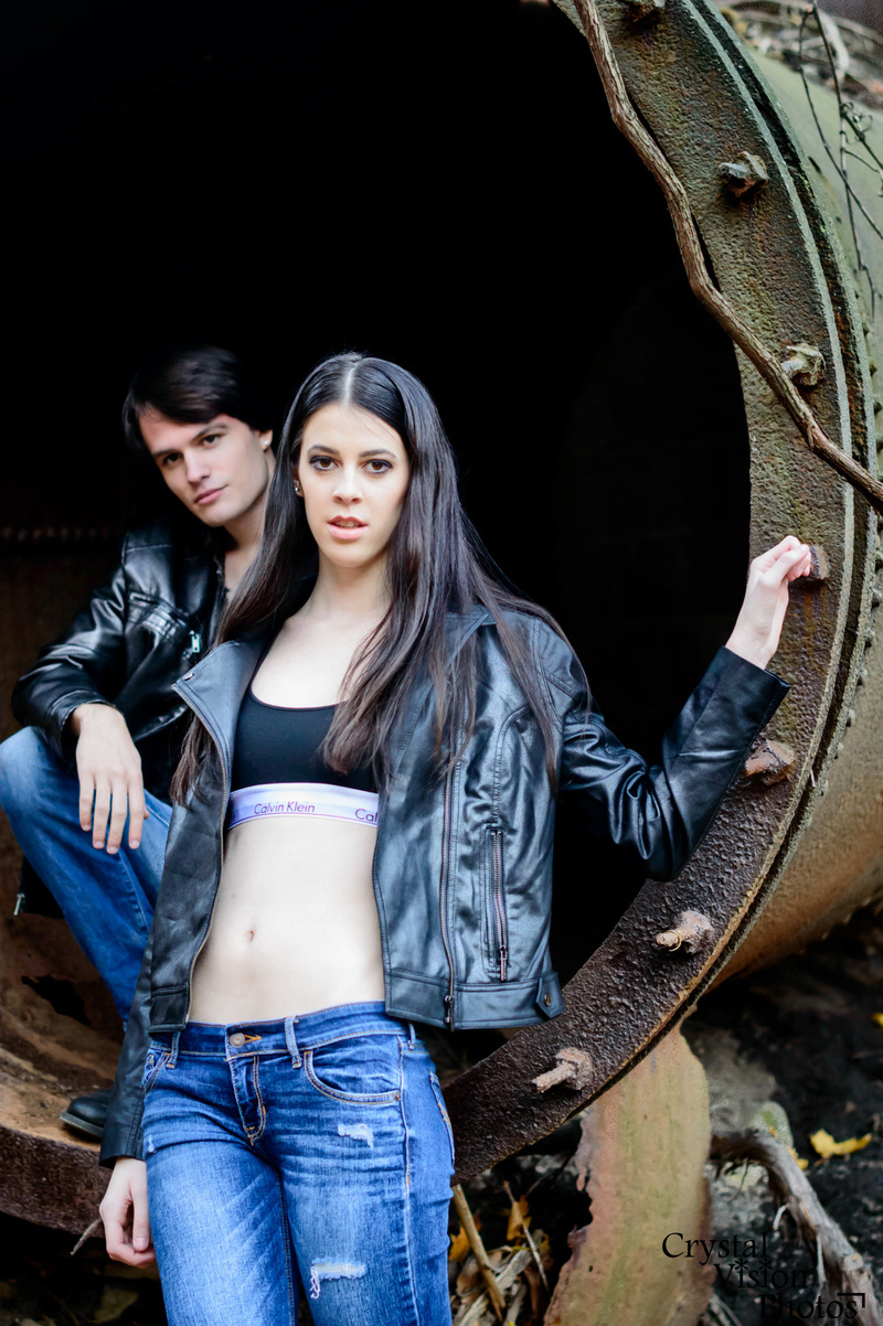 Female and Male model photo shoot of Crystal Vision Photos, Ashley M  and Swiftpick8 in Art Factory, NJ