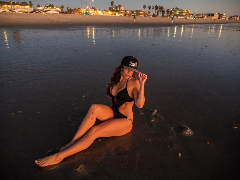 Female model photo shoot of Brie Leonardi in Pacific beach, CA