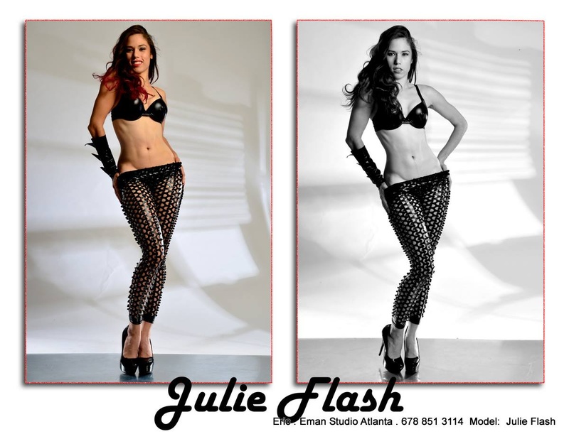 Female model photo shoot of Julie Flash