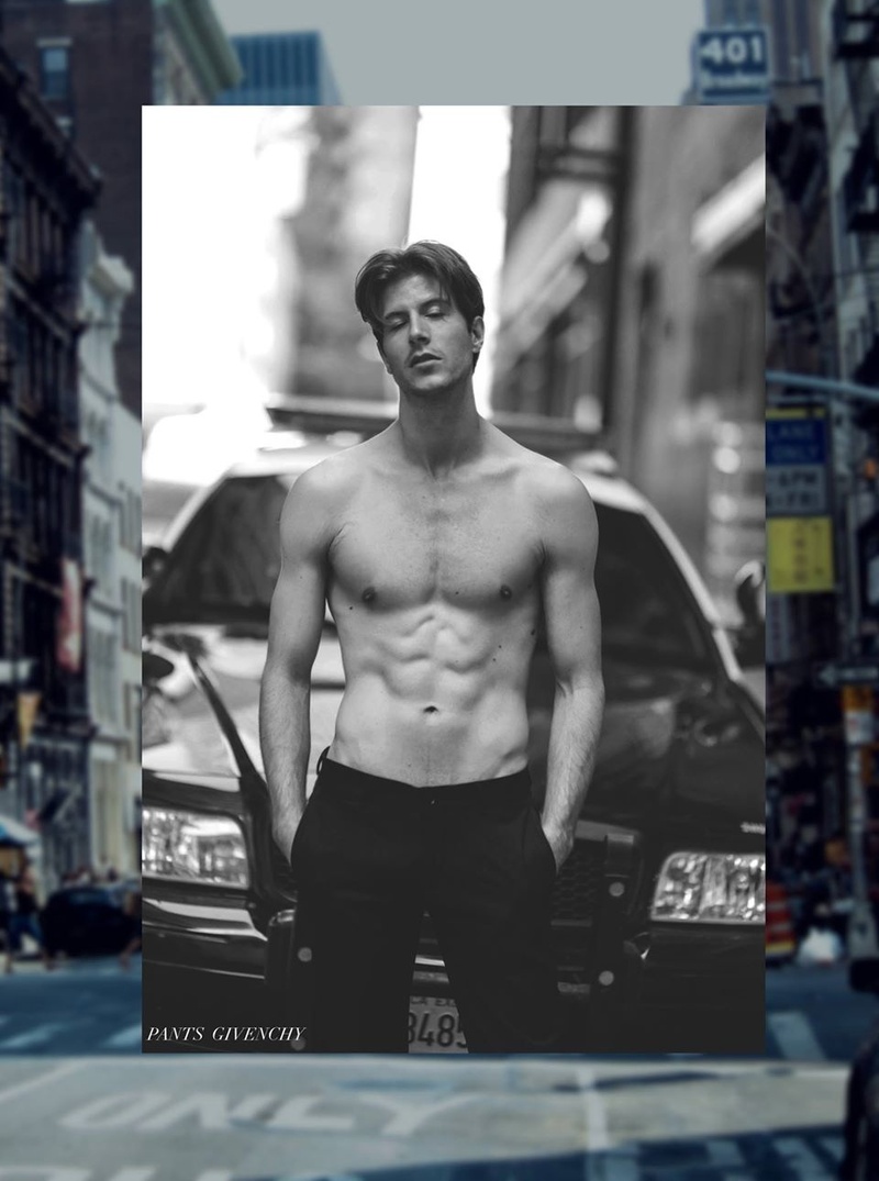 Male model photo shoot of KVision in Los Angeles Downtown New York City Look