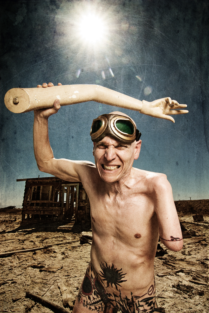 Male model photo shoot of Mark Berry in Salton Sea, CA