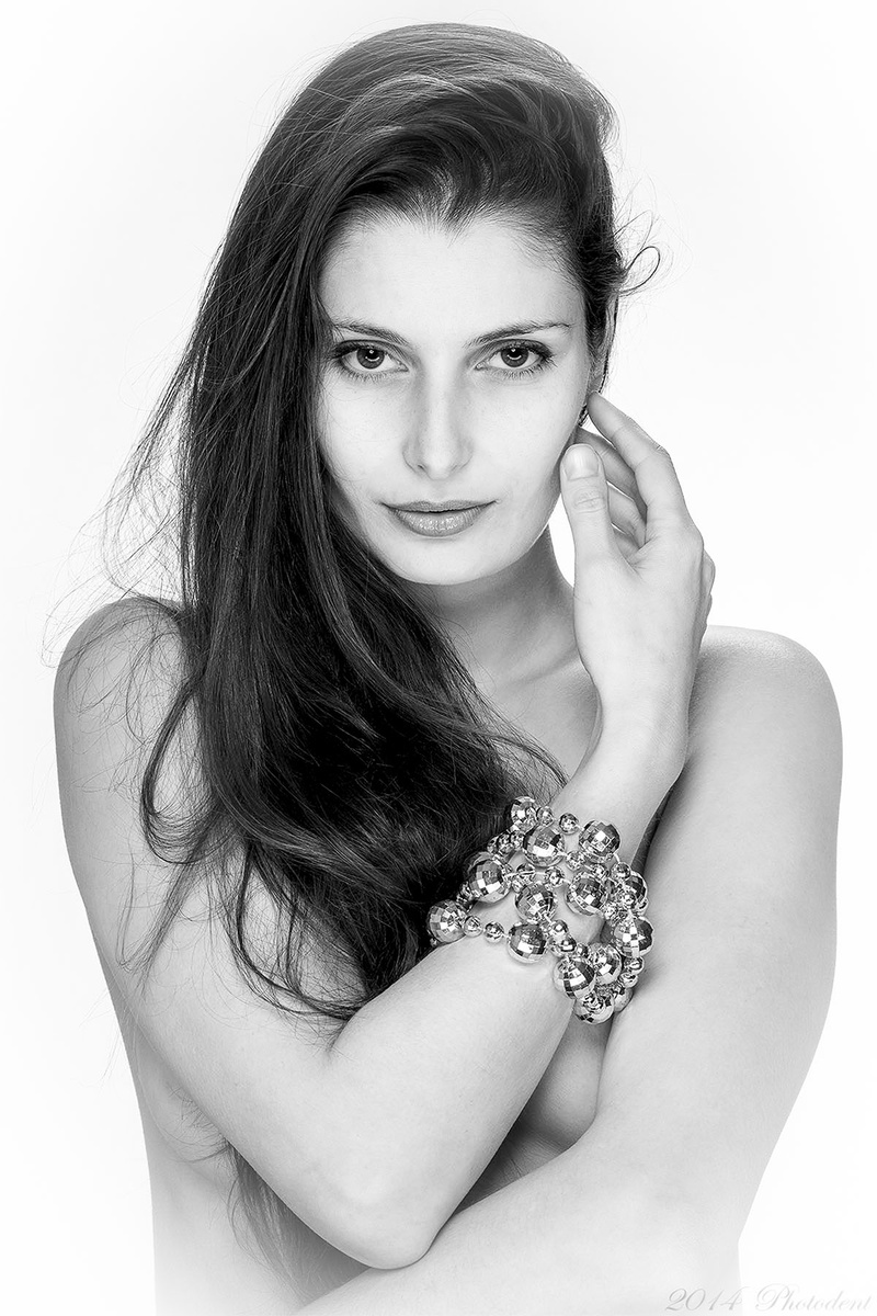 Female model photo shoot of Katya Zvantseva main by Photodent Images