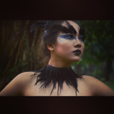 Female model photo shoot of mellyana in taman langsat jakarta