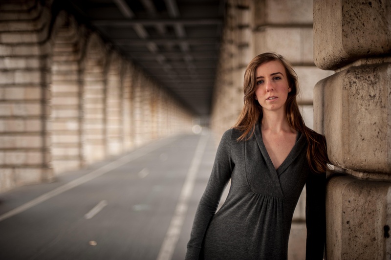 Female model photo shoot of averygrant in pont de bercy, Paris