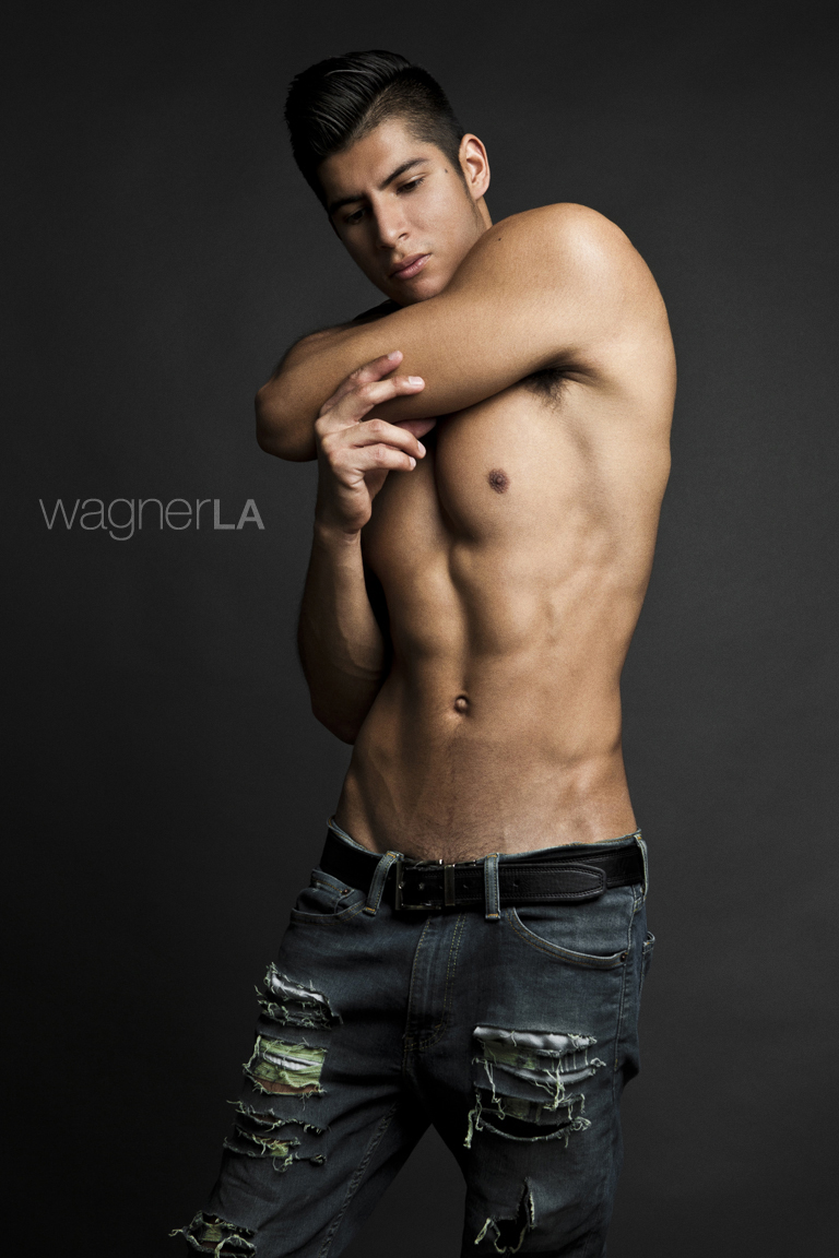 Male model photo shoot of Eric Lara by wagnerLA in Downtown Los Angeles