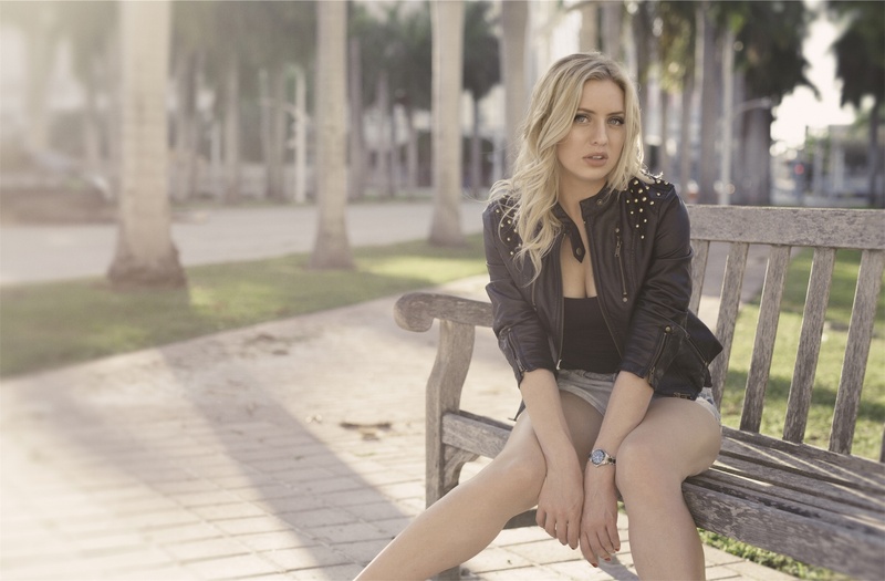 Female model photo shoot of Irina Gomez by Eric79 in Downtown Miami