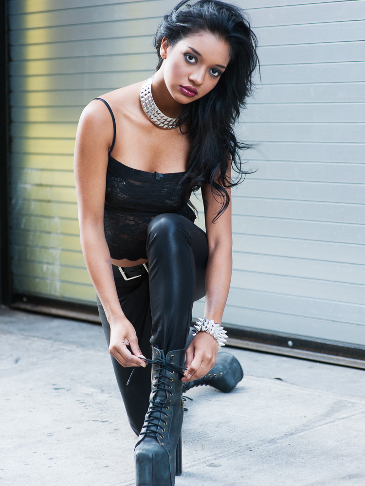 Female model photo shoot of Dominique Ivory in NY