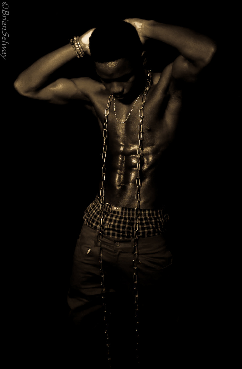 Male model photo shoot of Dapo by brian selway