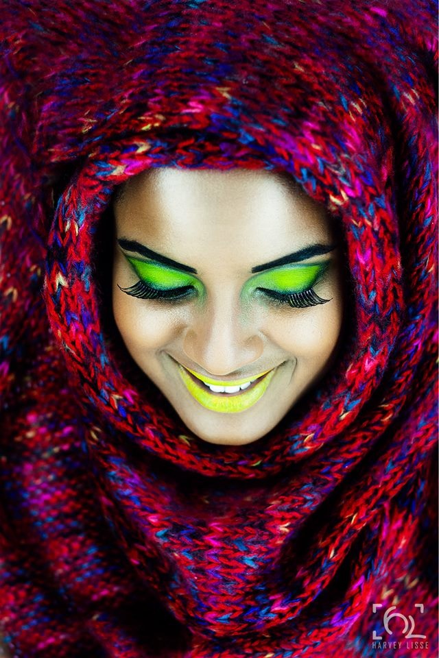 Female model photo shoot of shanate drisi
