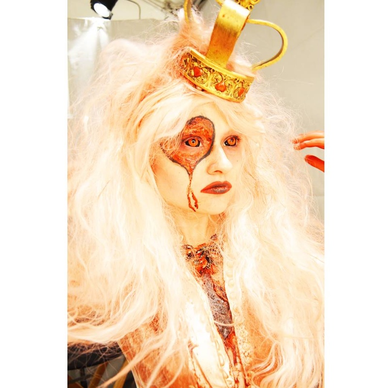 Female model photo shoot of Edyn Rashae in West Hollywood Halloween Carnivale