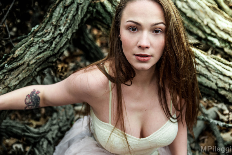 Female model photo shoot of Marissa Pileggi in Harms Wood, Skokie IL