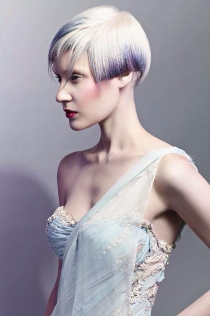 Female model photo shoot of Lyesis by Grafiklab, hair styled by Rose Di Battista