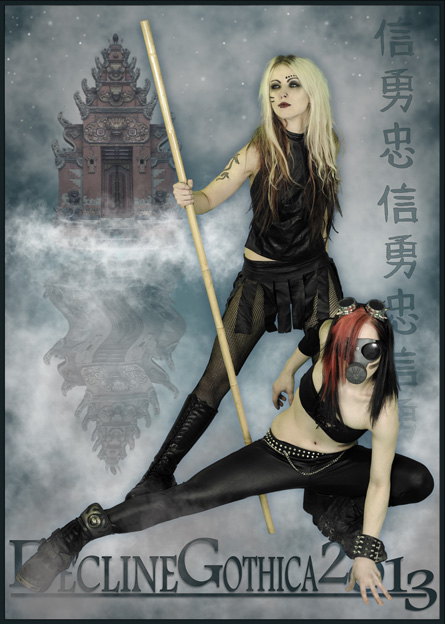 Female model photo shoot of MisDeed  and Li Necro by Dave Charsley