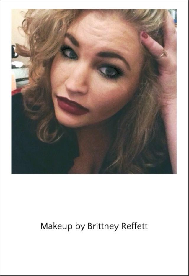 Female model photo shoot of Makeup by Brittney Reffett 
