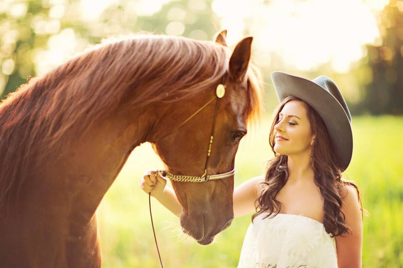 Female model photo shoot of horsegirl in The Farm