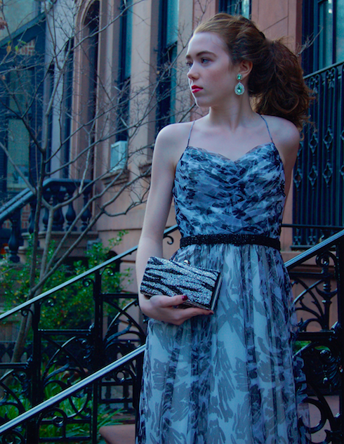 Female model photo shoot of Juliette Lee in Greenwich Village