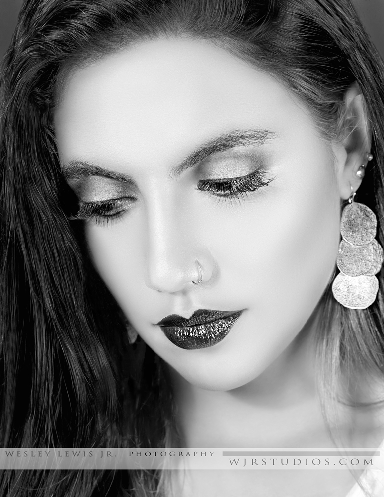 Female model photo shoot of Lenette Velasco by WJR Studios, makeup by Lenette Velasco