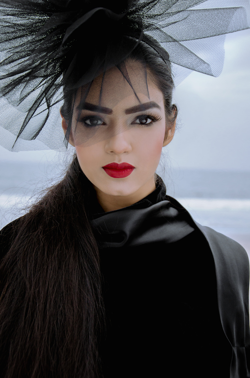 Female model photo shoot of Xenia - Photography in Edinburgh