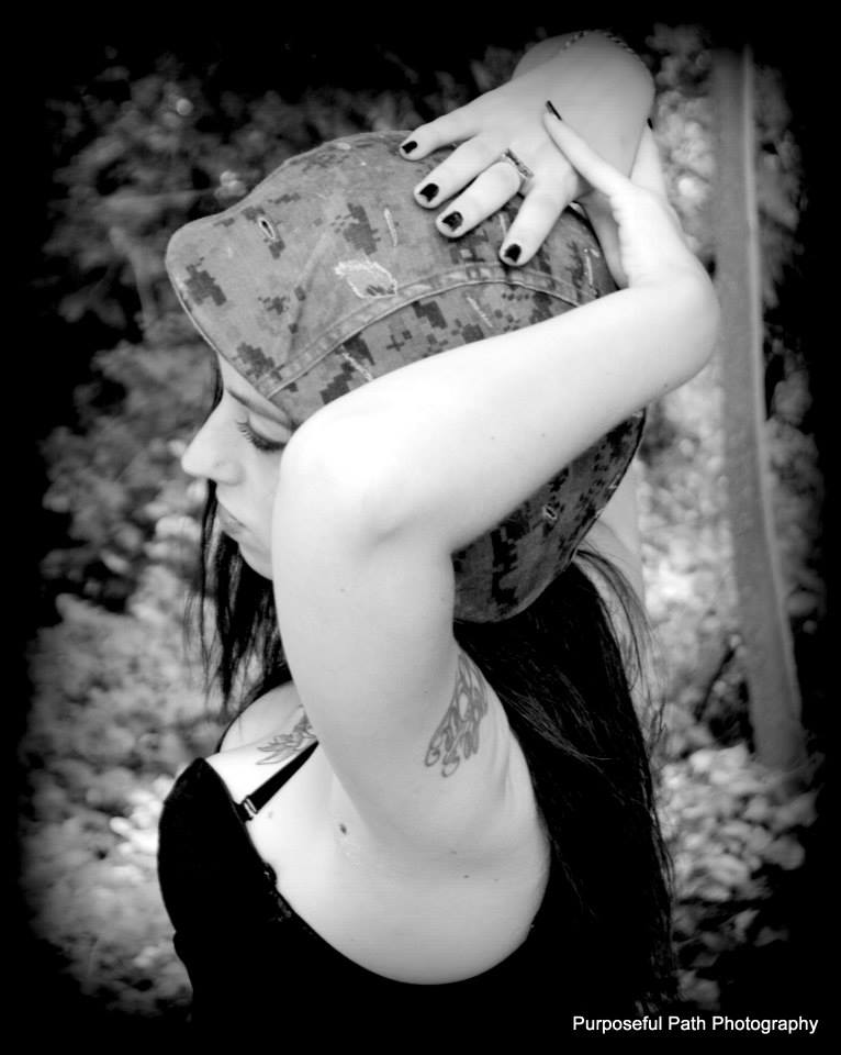 Female model photo shoot of Tattd_Aphrodite