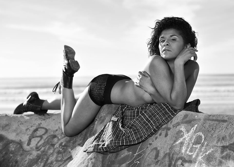 Female model photo shoot of Aaliyah by JackHPhoto