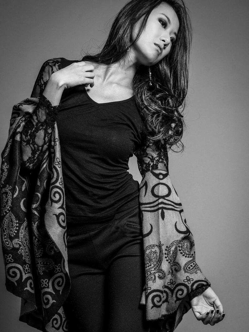 Female model photo shoot of Sydney Jang