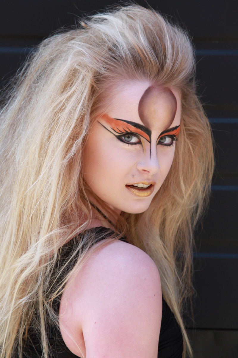 Female model photo shoot of DC Makeup Artistry