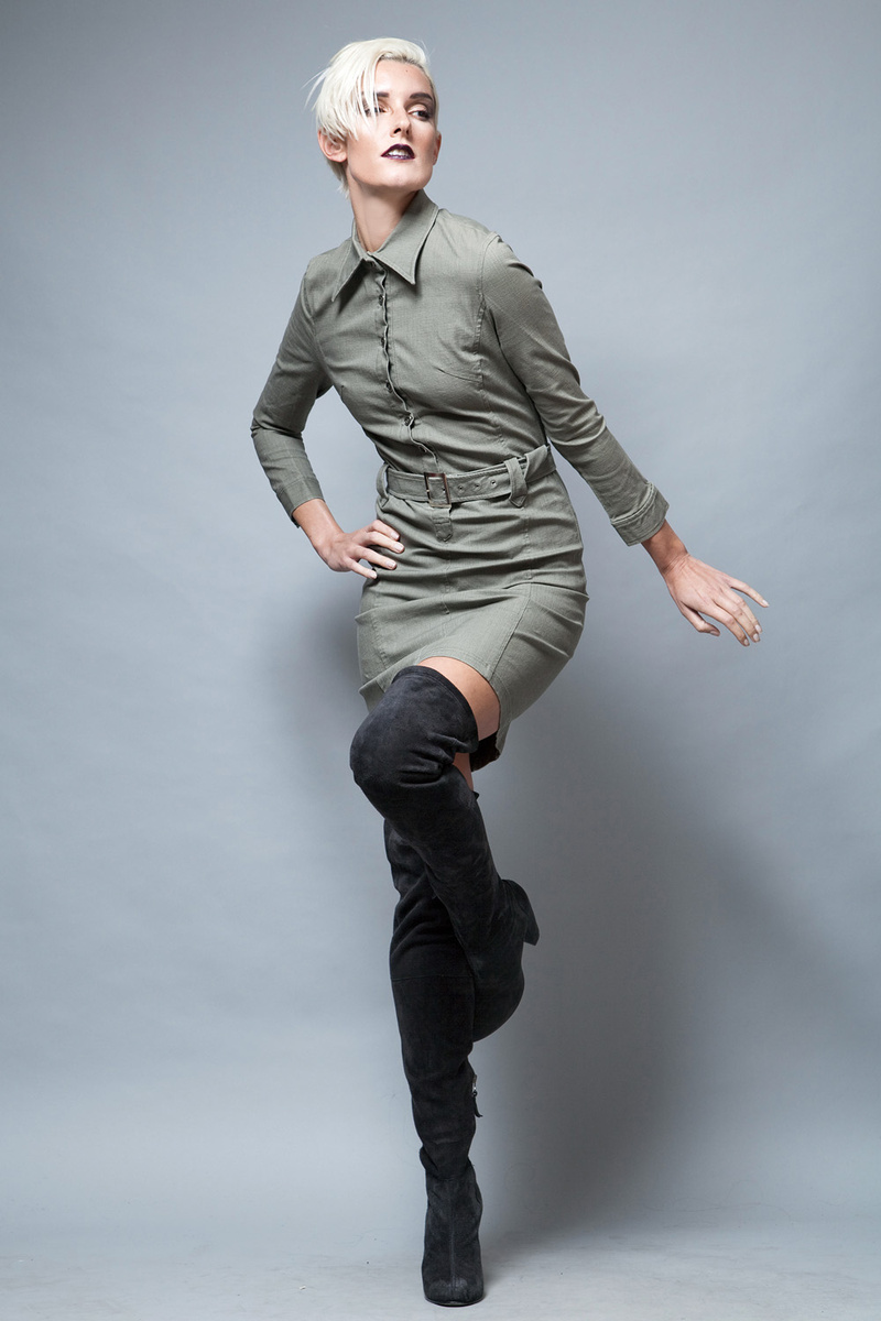 Female model photo shoot of Nessa Jeanne, wardrobe styled by The Rabbit Hole Miami