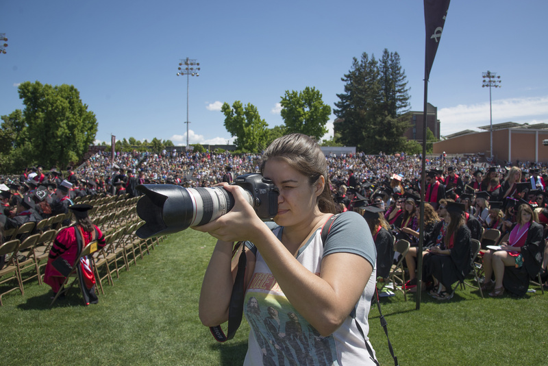 Female model photo shoot of Emckeyz in Chico State Graduation May 2014