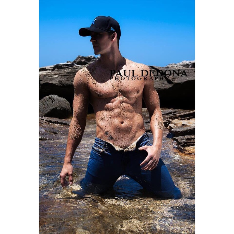 Male model photo shoot of Chris Aubrey in Little Bay, Sydney, NSW