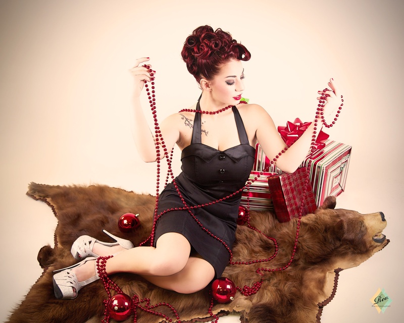 Female model photo shoot of SabrinaNVargas in Pin up 66, Albuquerque New Mexico