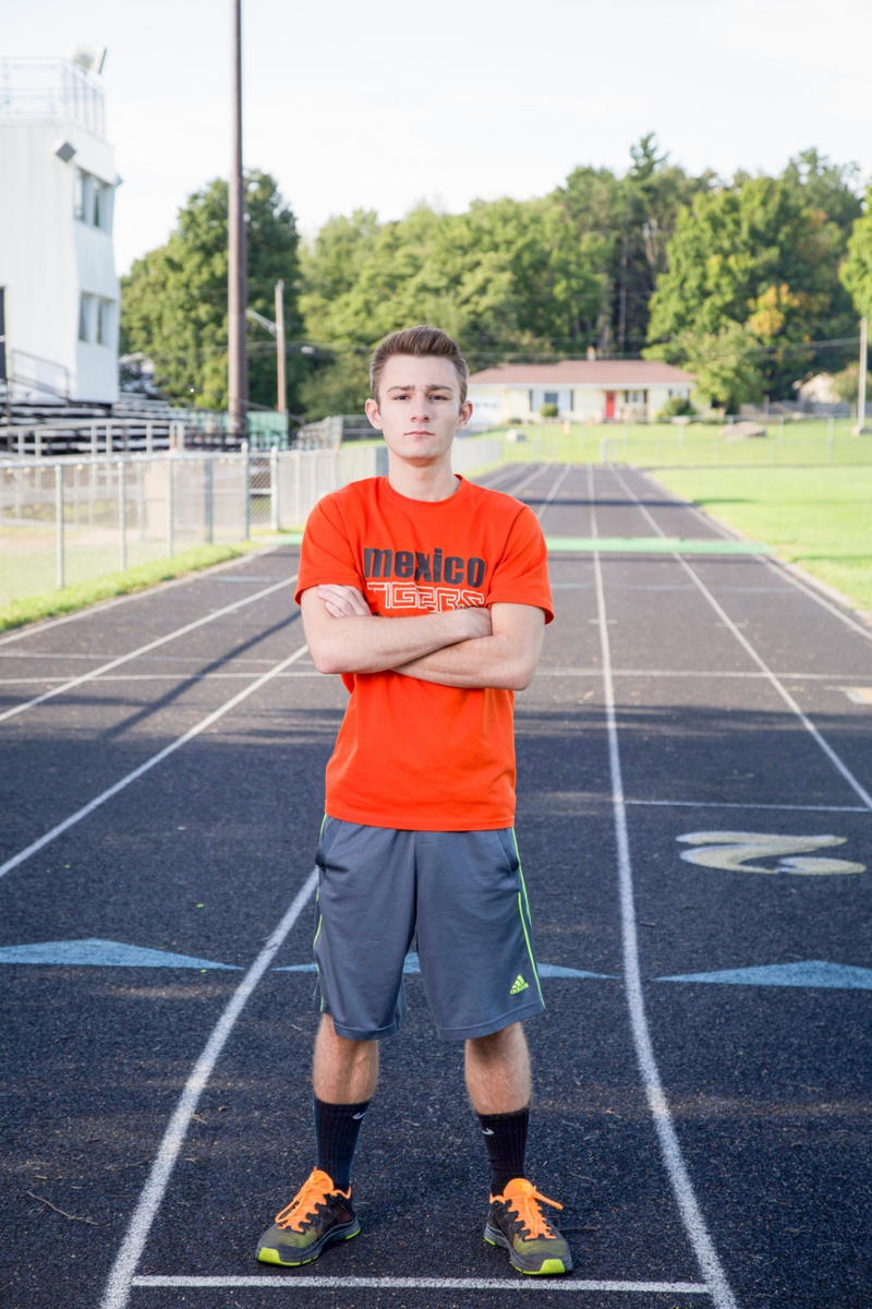 Male model photo shoot of Tom Paronett in Mexico High School