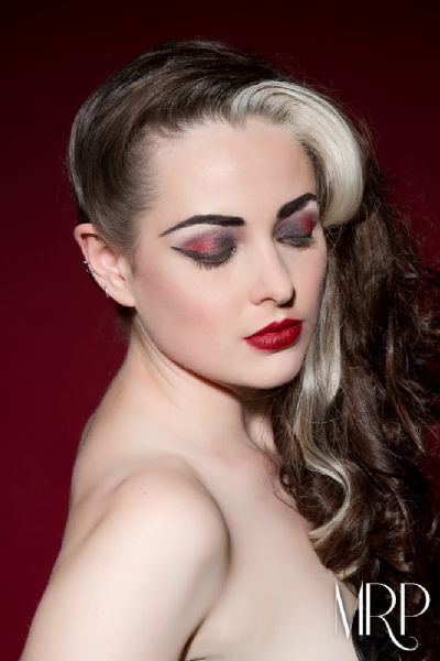 Female model photo shoot of Ms Moo Make Up by Miss Rain in Nottingham