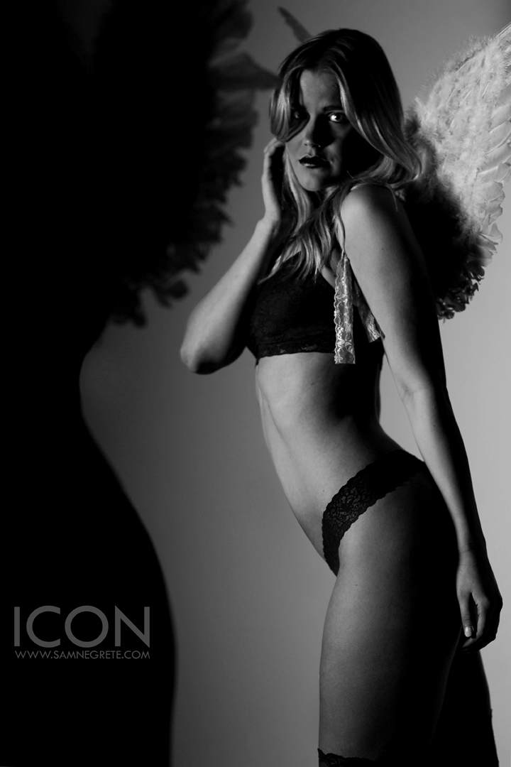 Male and Female model photo shoot of ICON Photography and LN93 in Studio
