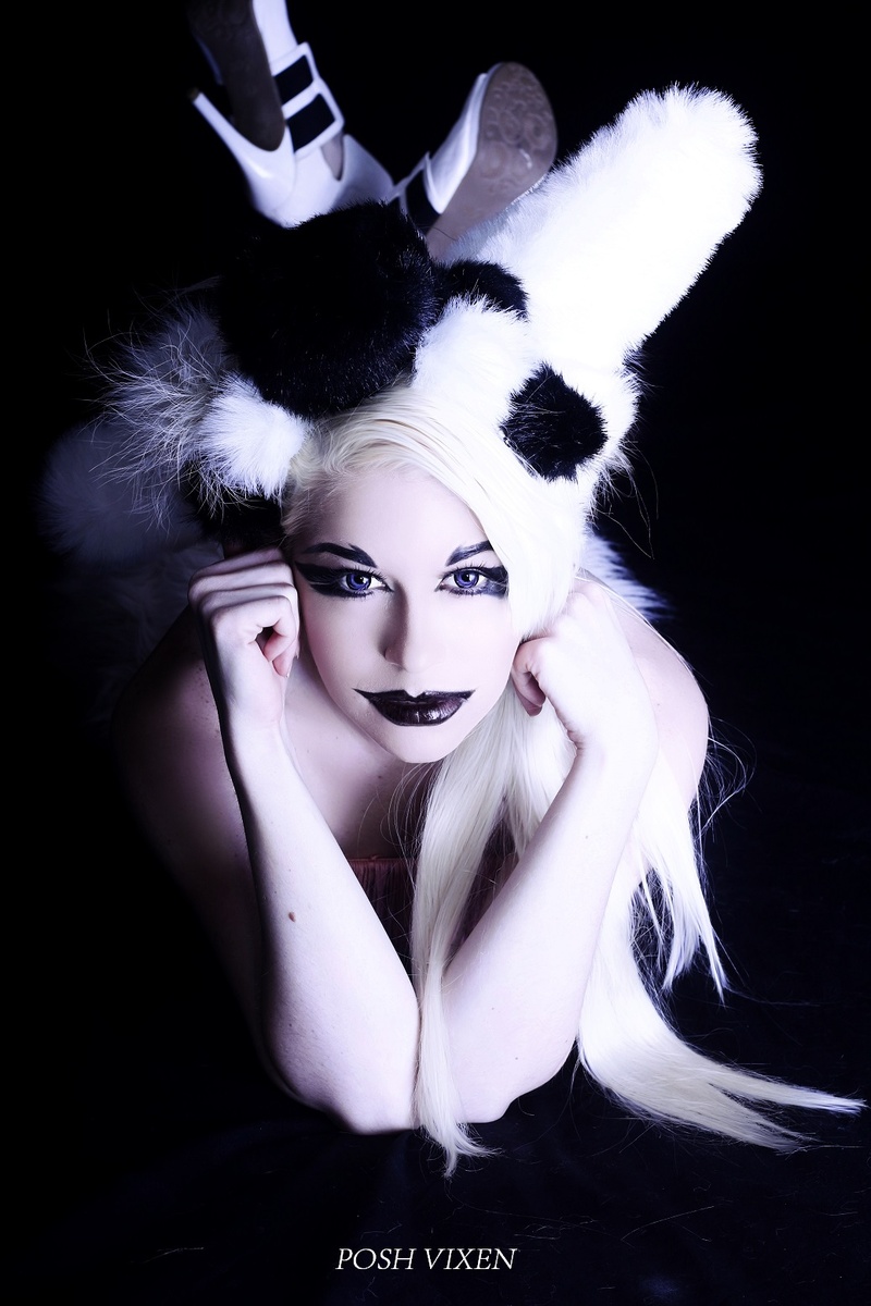 Female model photo shoot of Posh Vixen Photography and Heather Spiritpixel, makeup by Posh Vixen Photography